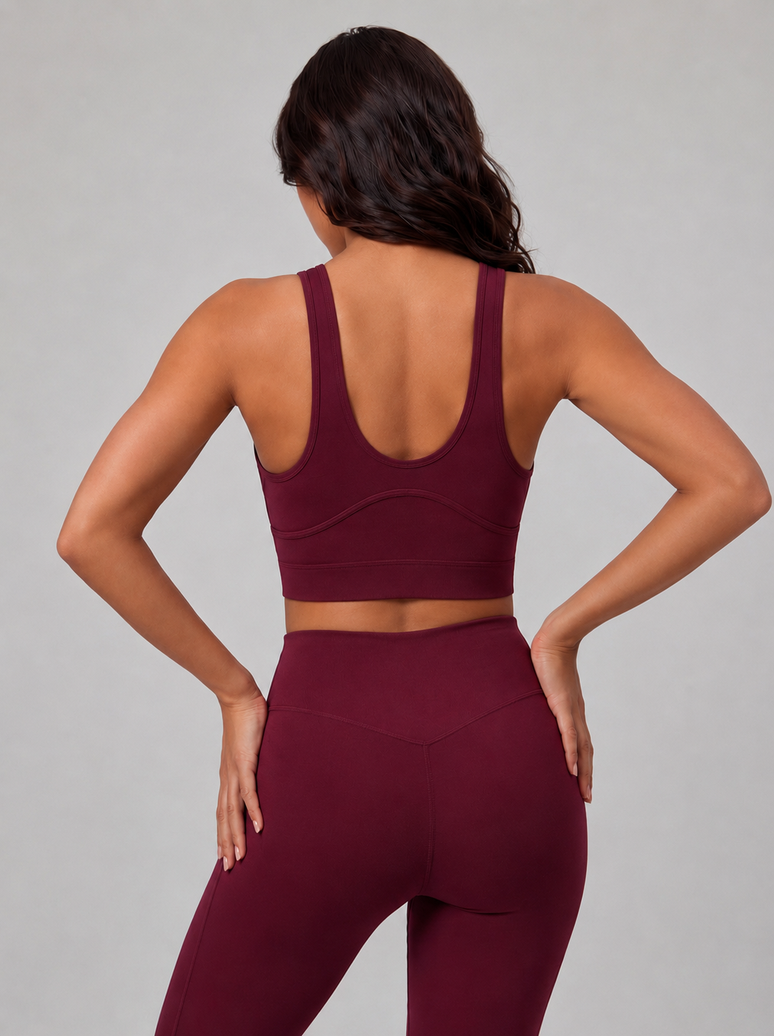 Sculpt Bra - Wine