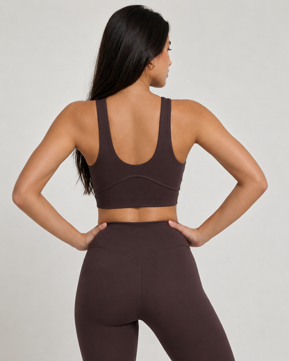 Sculpt Bra - Coffee
