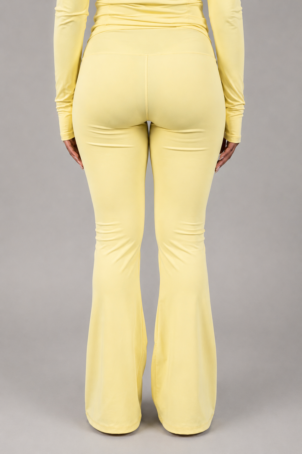 Sculpt Flare Legging -Lemon
